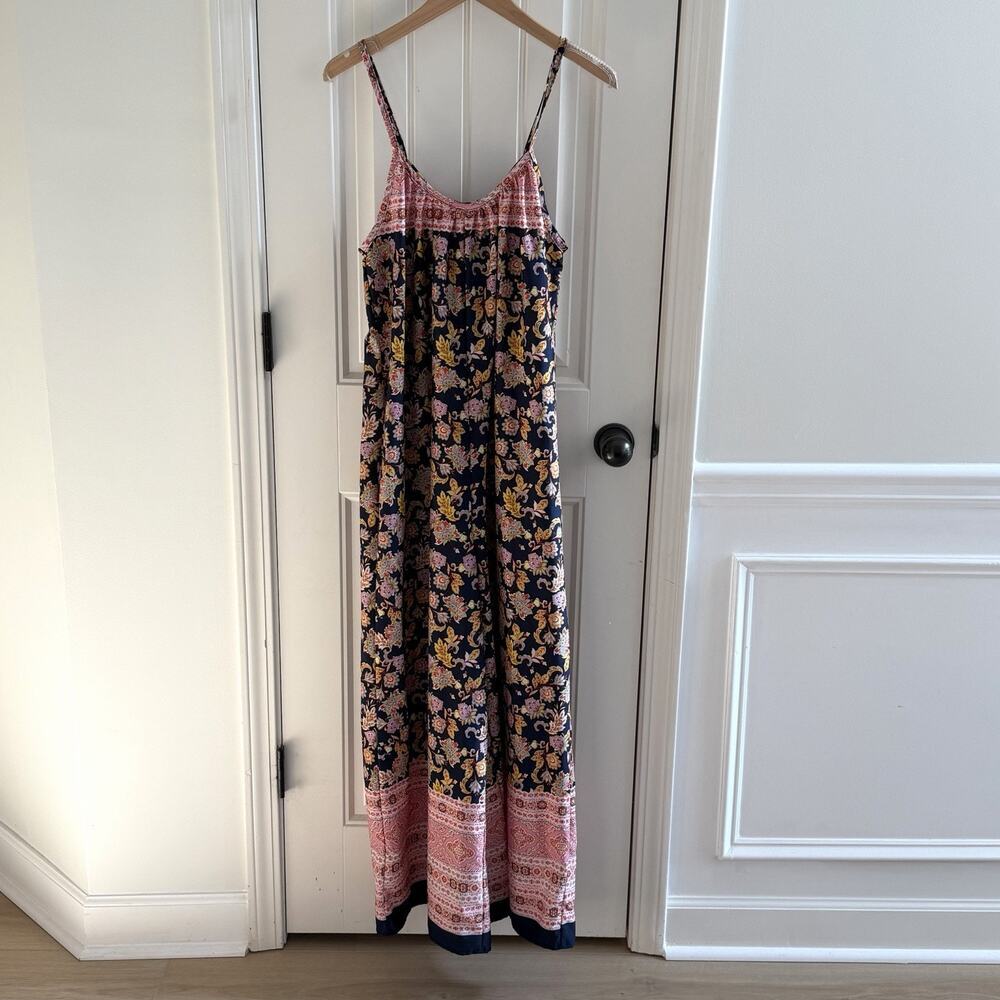 Bucket List Boho Paisley Wide Leg Romper Jumpsuit, Size Small - Picture 1 of 10
